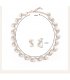 SET712 - Pearl Gem Necklace Jewellery set